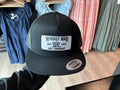Whiskey Road Hat - Black with White Patch