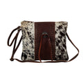 Rosalinda Cross Stitched Leather & Hairon Bag
