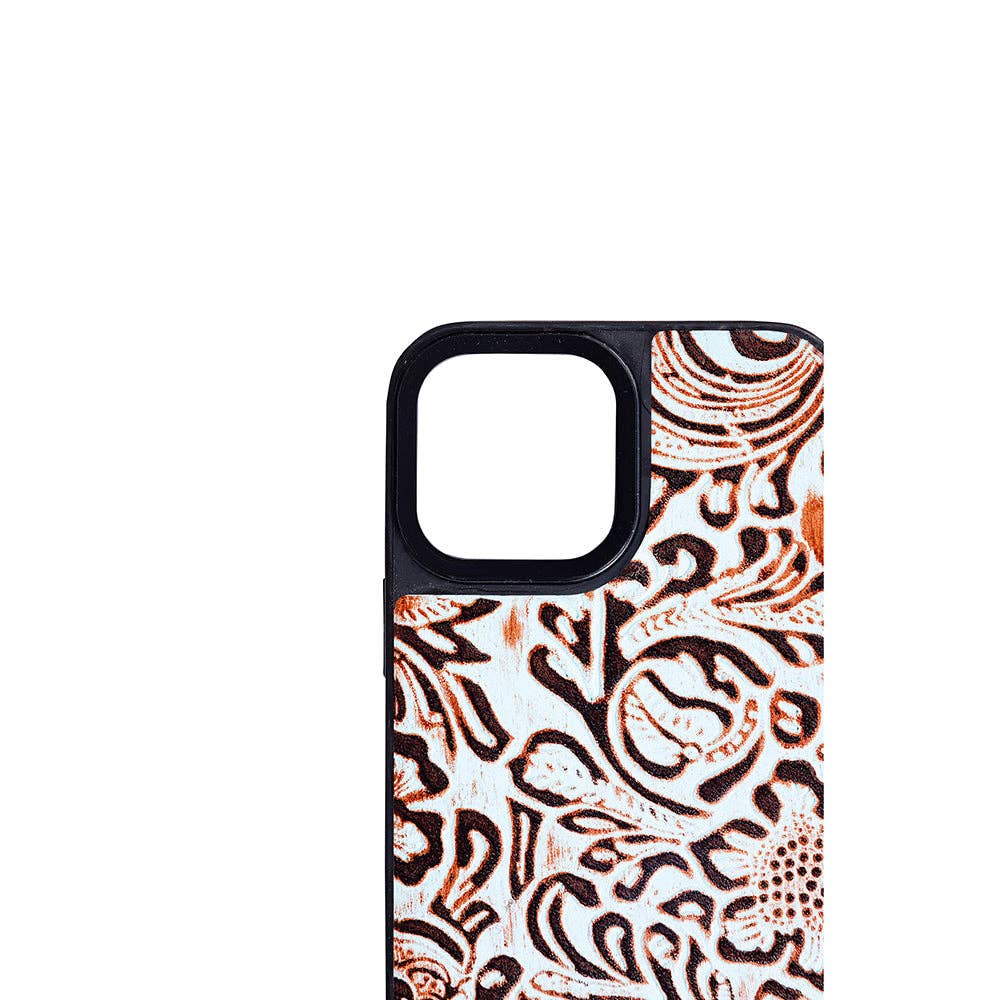 Mesa Spirit Phone Case for iPhone 13 Pro Max: Brown & White