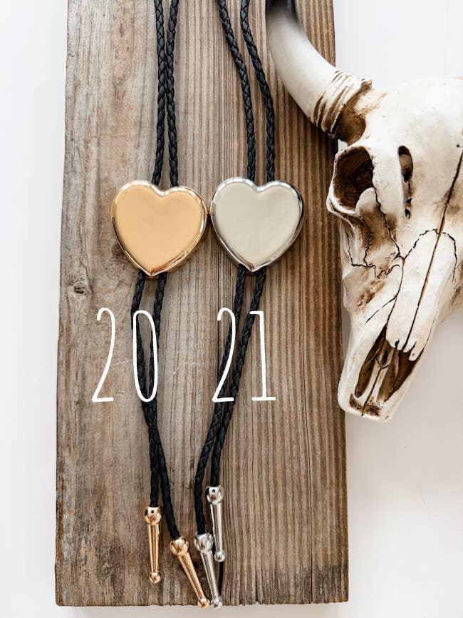 Western Bolo Tie Long Pendant Necklace: STYLE 19