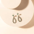 Bluebonnet Trail Teardrop Earrings for Women: Blue