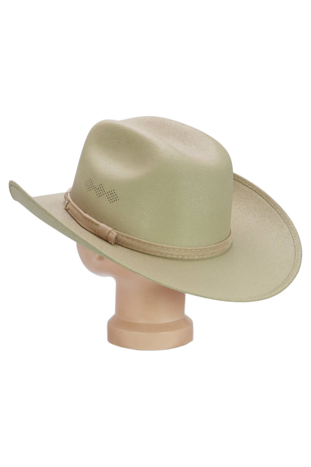 Kids Side Vent Cutter Crown Elite Cowboy Hat: IVORY / ONE SIZE