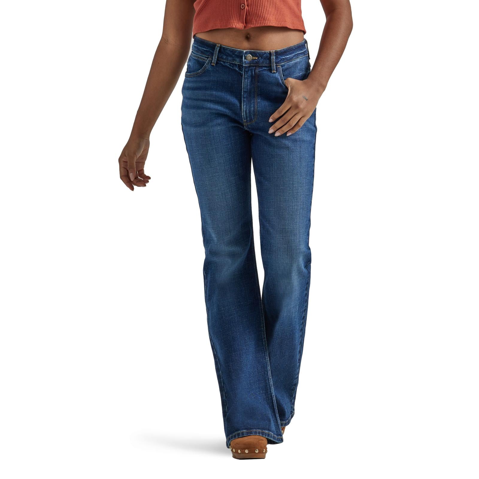 Wrangler Fierce Flare Jean - High Rise - Brockton