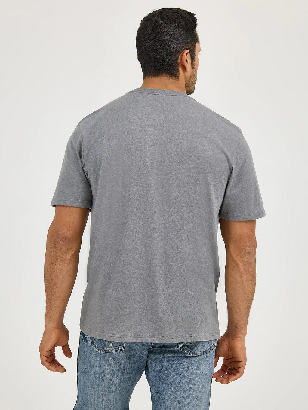 Wrangler Year-Round Short Sleeve T-Shirt - Regular Fit - Graphite Heather
