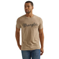 Wrangler Year-Round Short Sleeve T-Shirt - Regular Fit - Trench Coat Heather