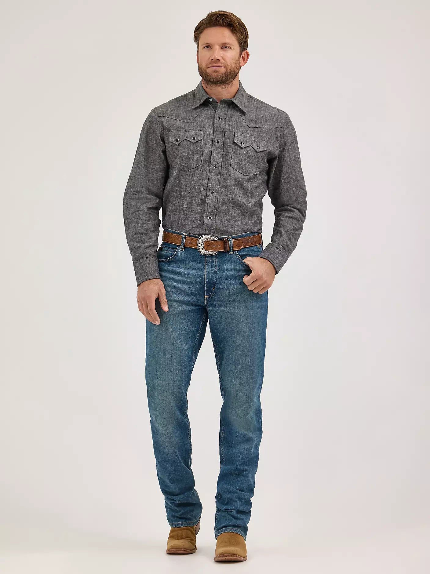 Wrangler X Cody Johnson Relaxed Fit Jean - Blue Stone