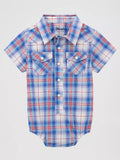 Wrangler Baby Boy Short Sleeve Western Snap Bodysuit