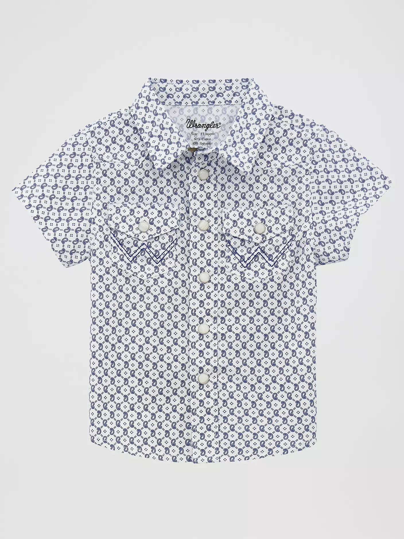 Wrangler Little Boy's Checotah Snap Front Western Shirt