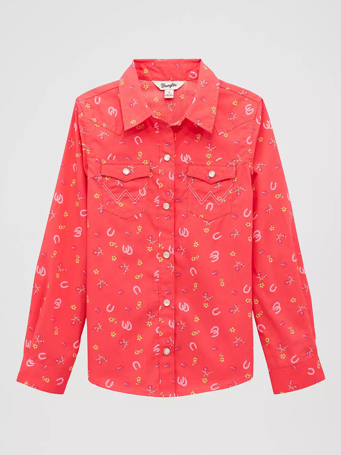 Wrangler Girls Western Snap Shirt