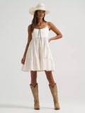 Wrangler Retro Punchy Tiered Mini Dress