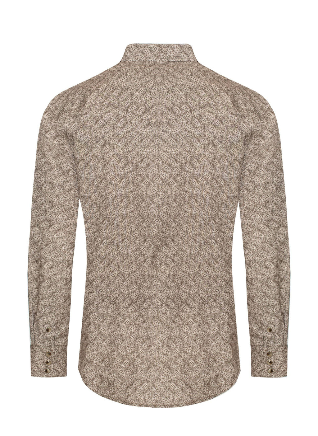 Men's Western Pearl Snap Print Shirt