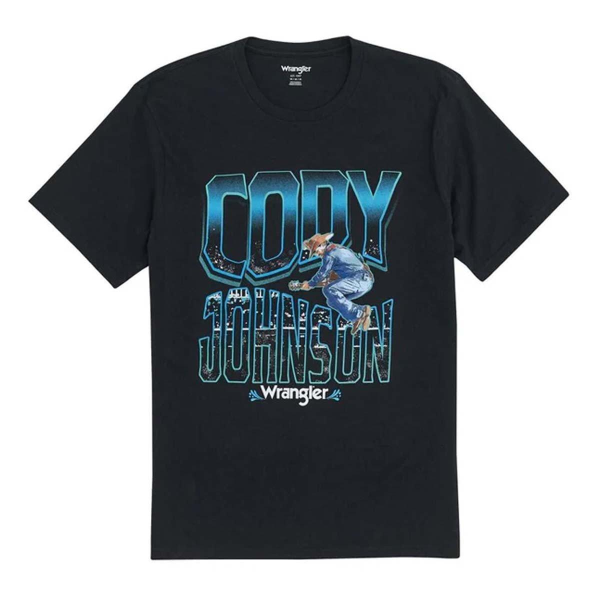 Wrangler Short Sleeve Graphic T-Shirt - Cody Johnson - Regular Fit - Black Iris