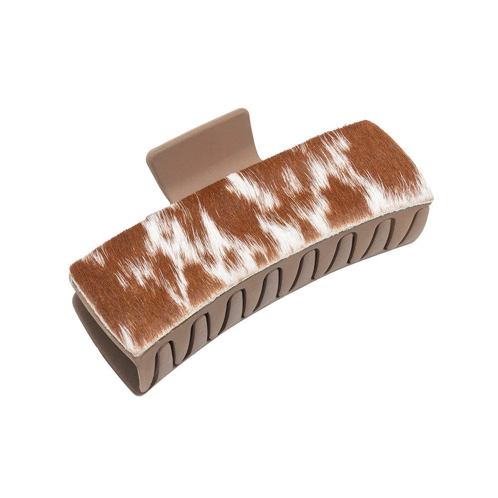 Blossom Ridge Hair Comb: Hand-Tooled