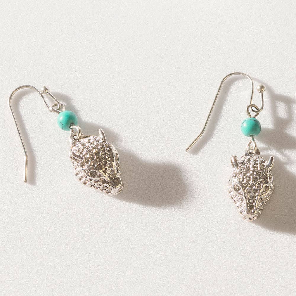 Turquoise Trails & Silver Tales Set of 16 Earrings: Single
