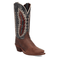 Cadence Leather Boot - Dark Brown/Navy product photo