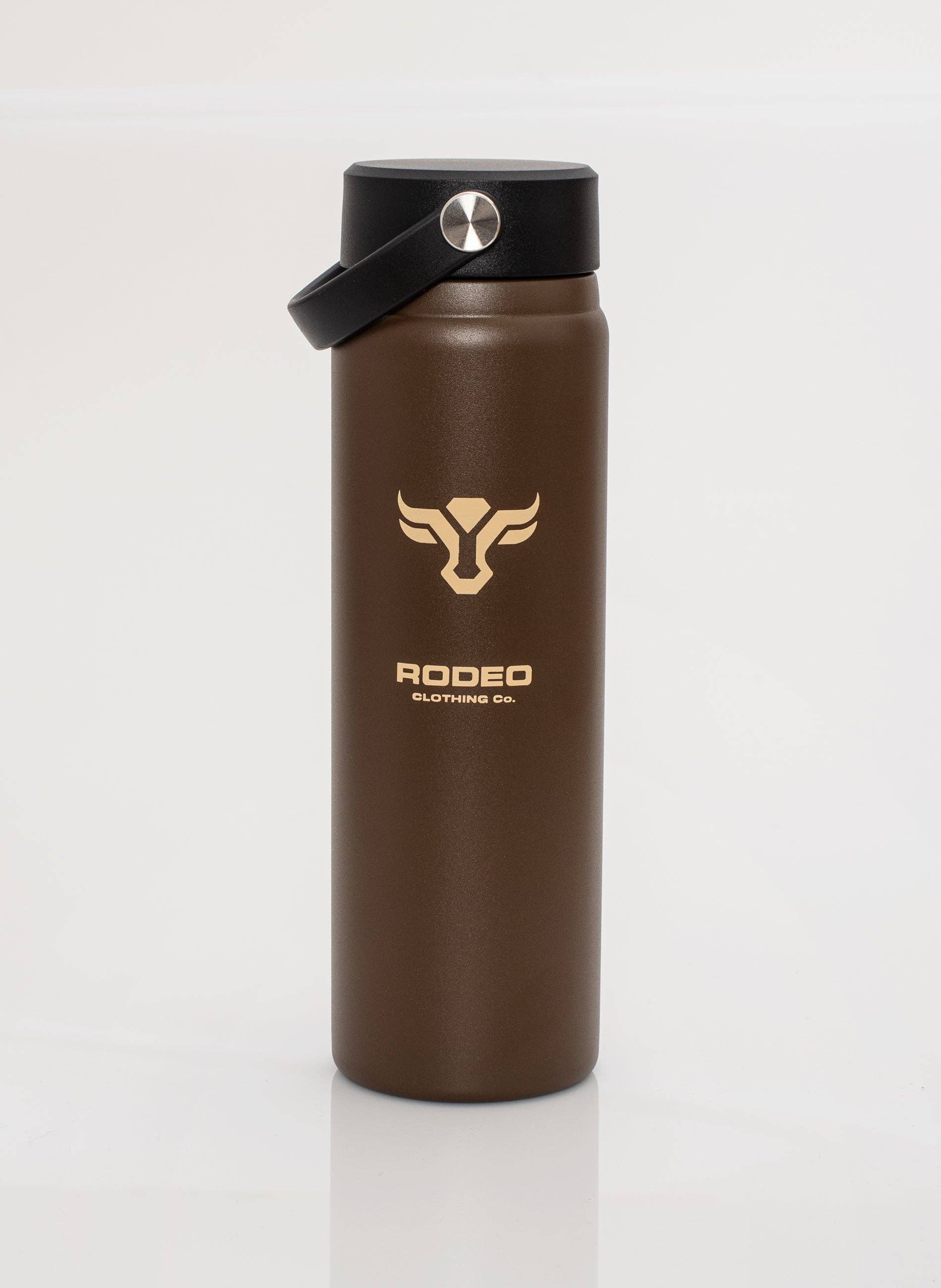 Rodeo Clothing Insulated Stainless Steel Water Bottle – WB100: Brown