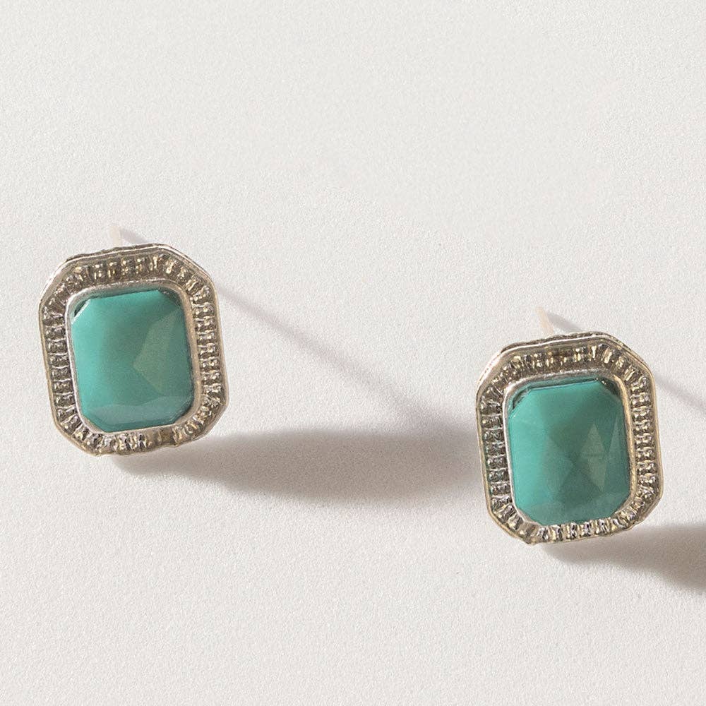 Turquoise Trails & Silver Tales Set of 16 Earrings: Single