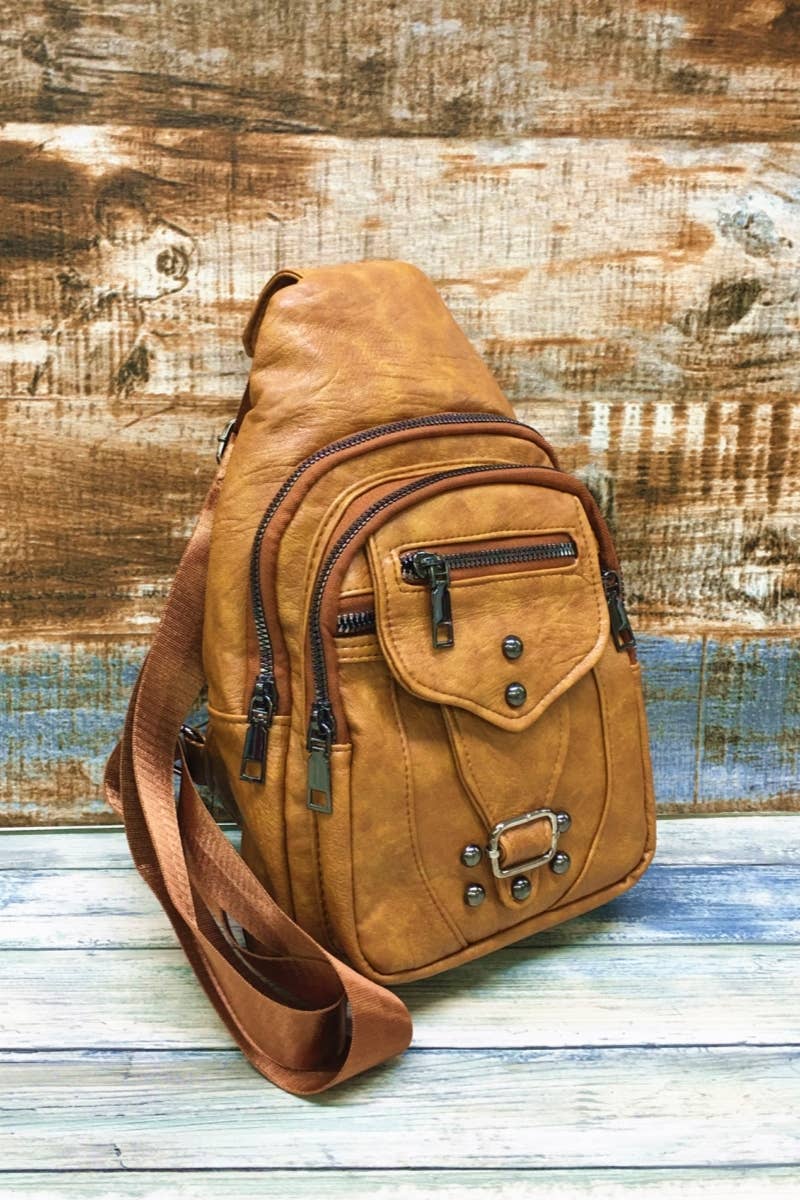SLING BAG CROSSBODY PURSE : Yellow