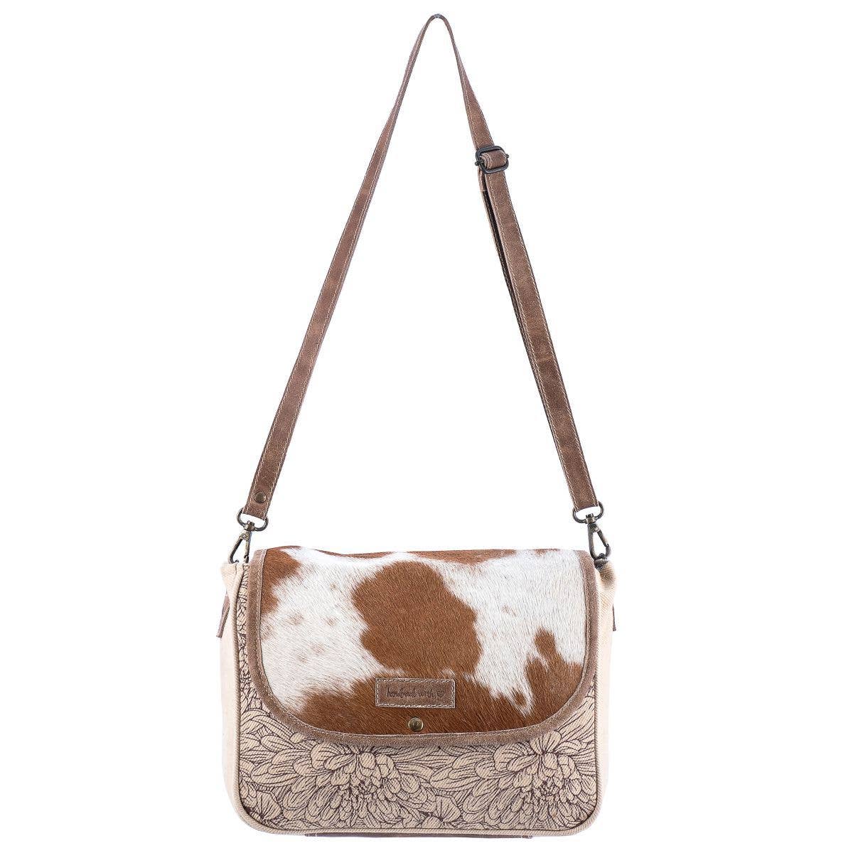 Canvas Leather & Cowhide  Women's Crossbody - Rustic Floral