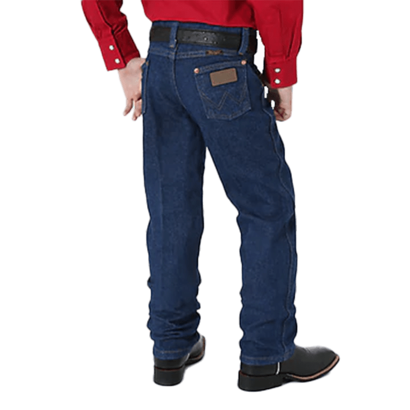 Wrangler Cowboy Cut Original Fit Boys 2T-7 - Prewashed Indigo
