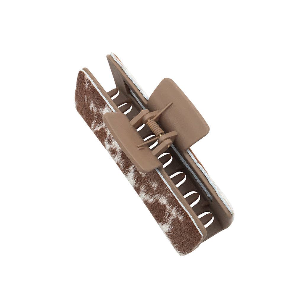 Blossom Ridge Hair Comb: Hand-Tooled