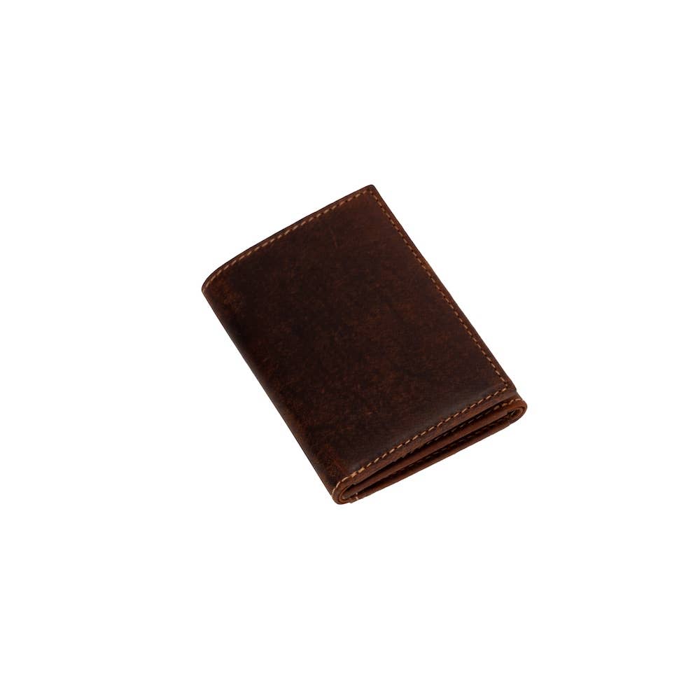 Men’s Tri-Fold RFID Leather Wallet Wellington: Sandal