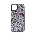 Eagle’s Nest Phone Case for iPhone 15 Plus: Turquoise-Embossed
