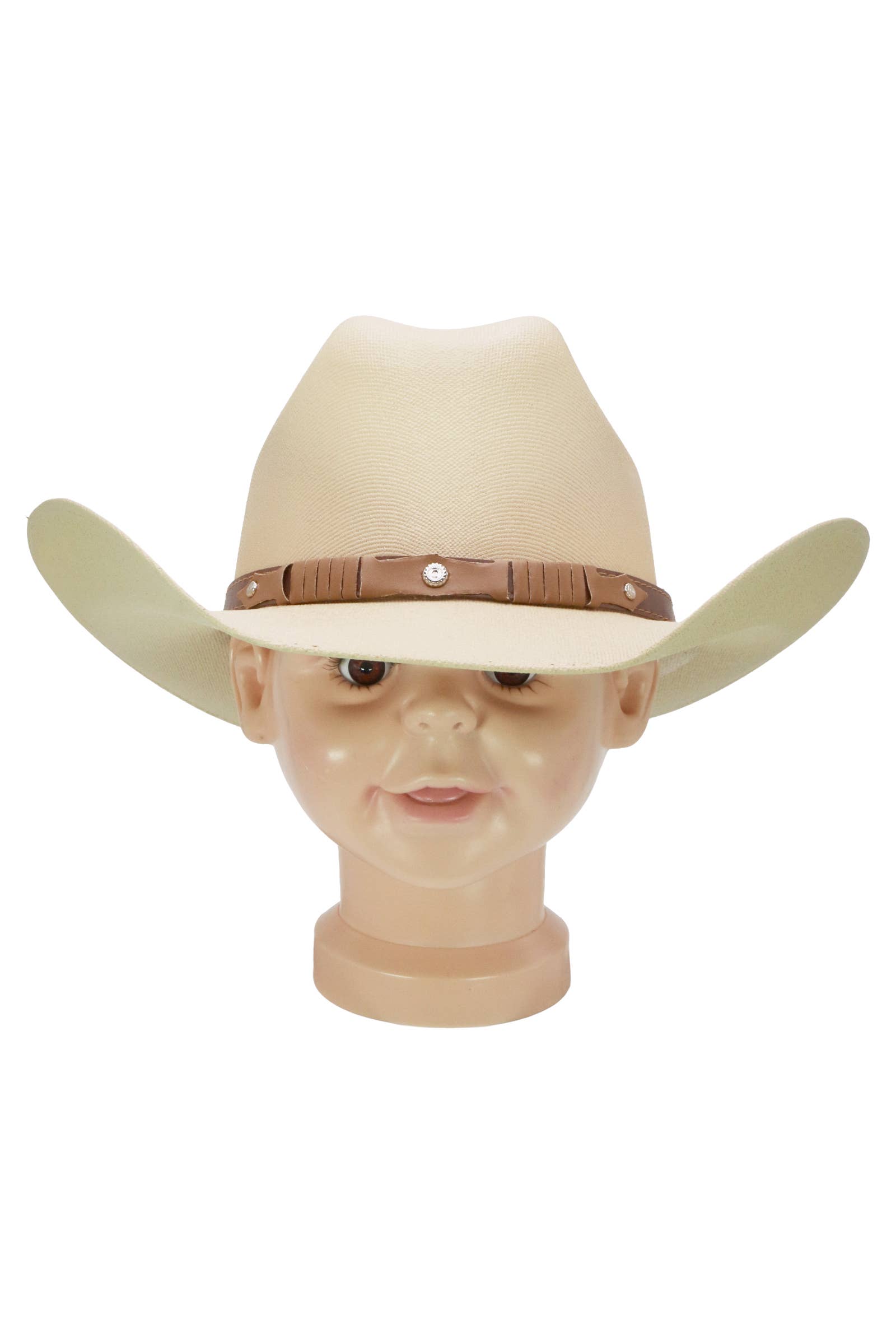 Kids Side Vent Cutter Crown Elite Cowboy Hat: BLACK / ONE SIZE