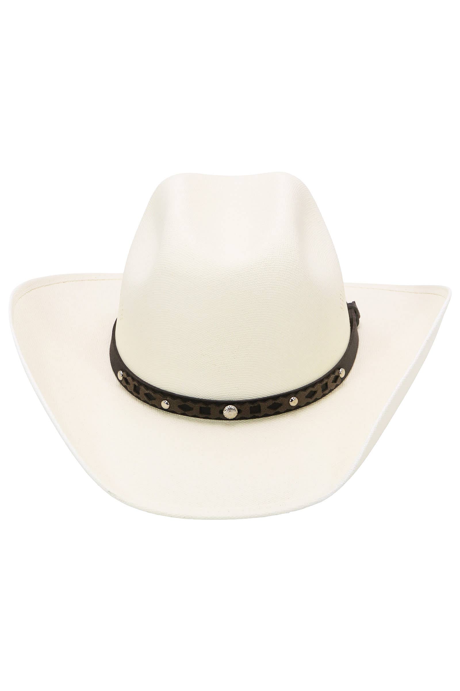 Kids Side Vent Cutter Crown Elite Cowboy Hat: BLACK / ONE SIZE