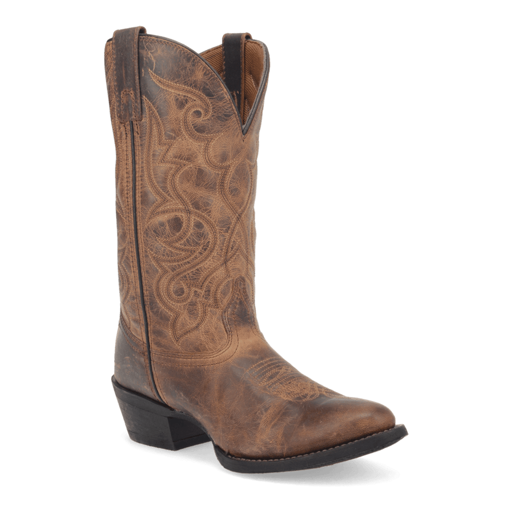 Maddie Leather Boot - Tan/Tan product photo