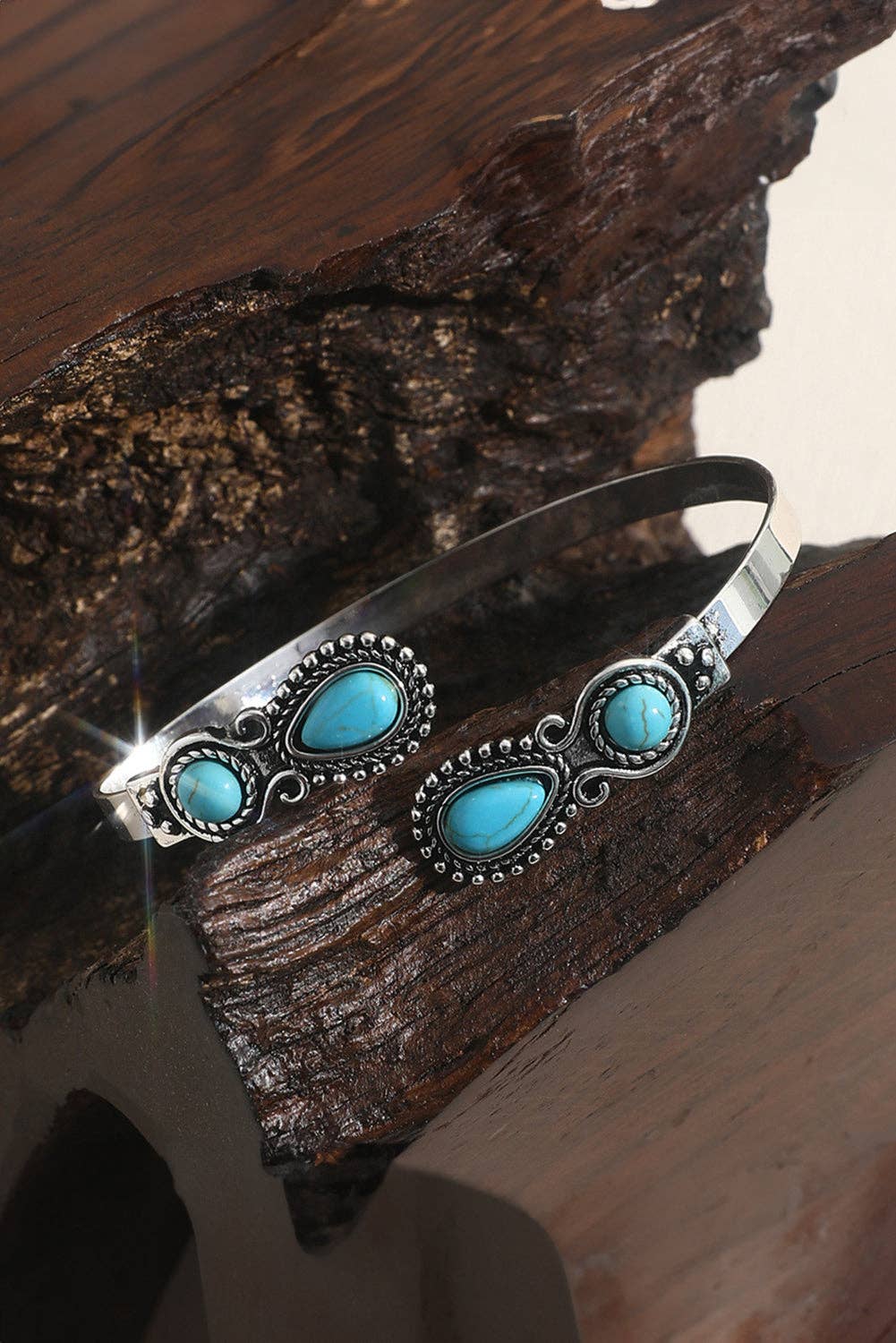 Skobeloff Western Turquoise Stone Bracelet: Skobeloff / 100%Alloy / ONE SIZE