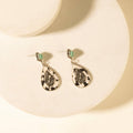 Hide and Halo Earrings in Turquoise: Turquoise