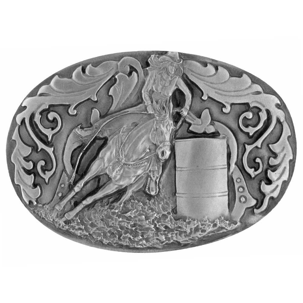 Barrel Racer Belt Buckle