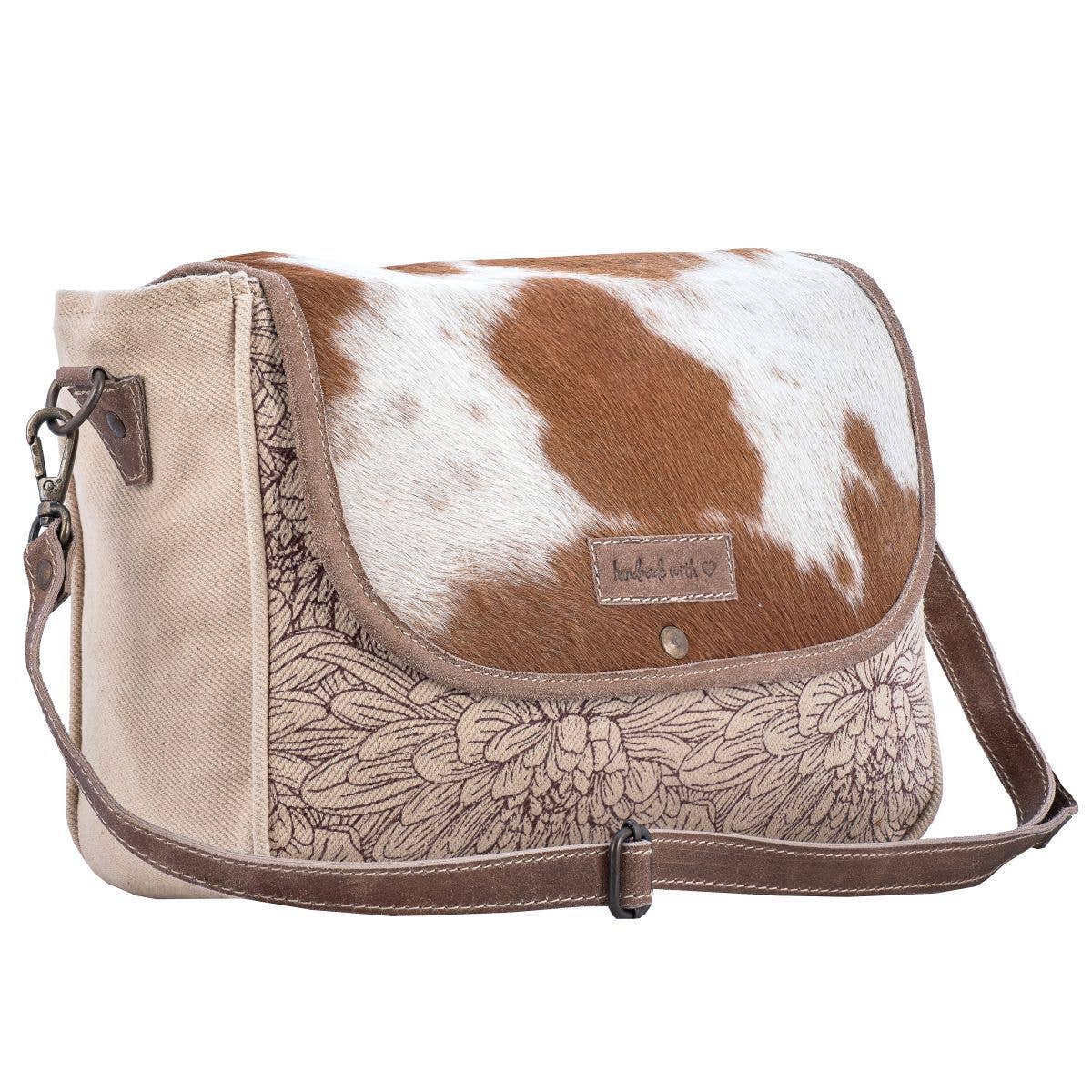 Canvas Leather & Cowhide  Women's Crossbody - Rustic Floral