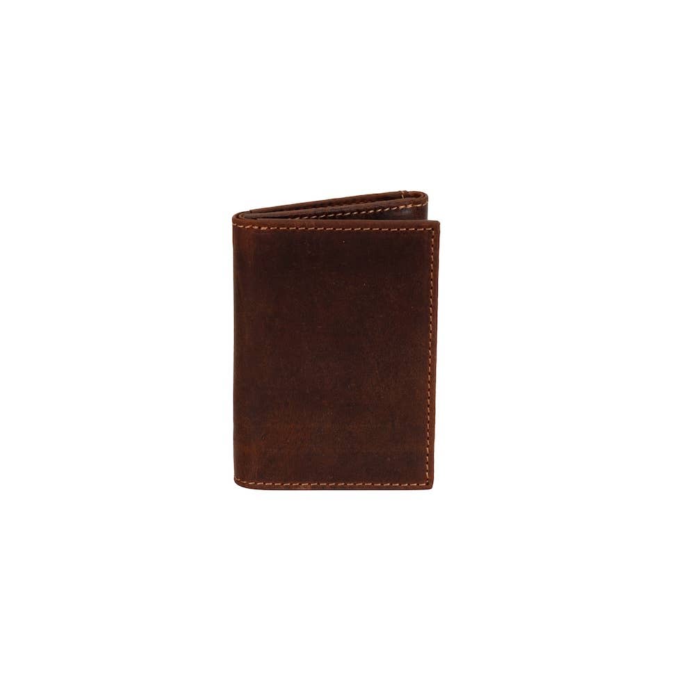 Men’s Tri-Fold RFID Leather Wallet Wellington: Sandal