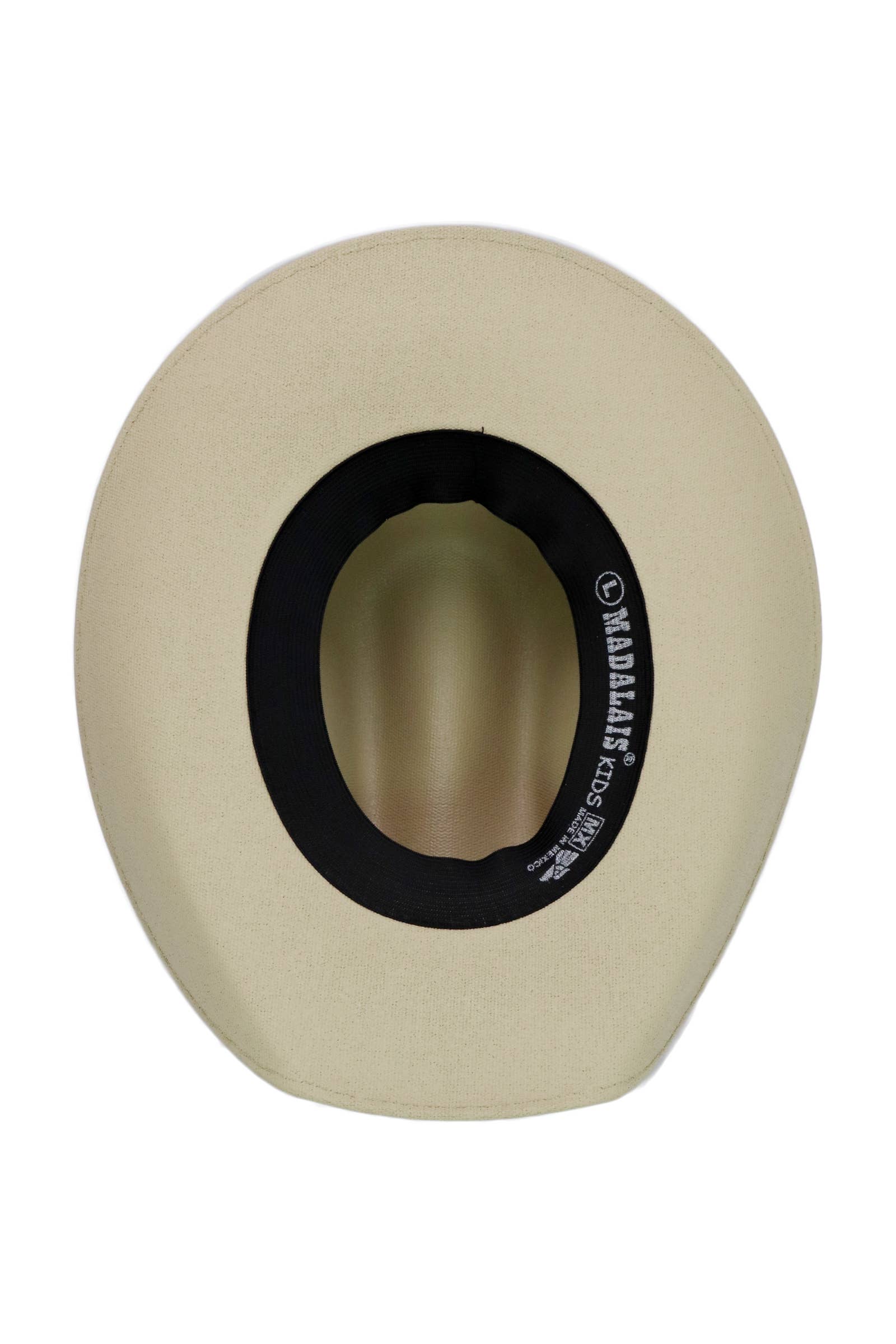 Kids Side Vent Cutter Crown Elite Cowboy Hat: BLACK / ONE SIZE