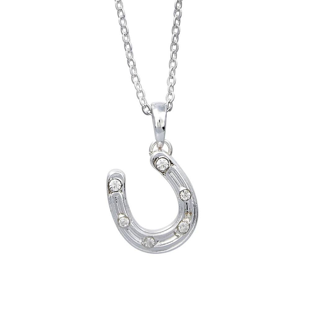 Horseshoe Necklace in Cowboy Hat Gift Box