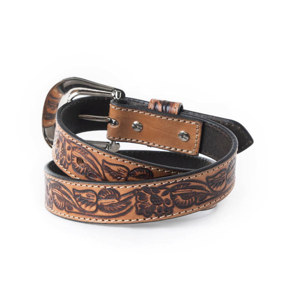 Jenson Hill Kid's Belt In Tan: Tan / Pre-Pack