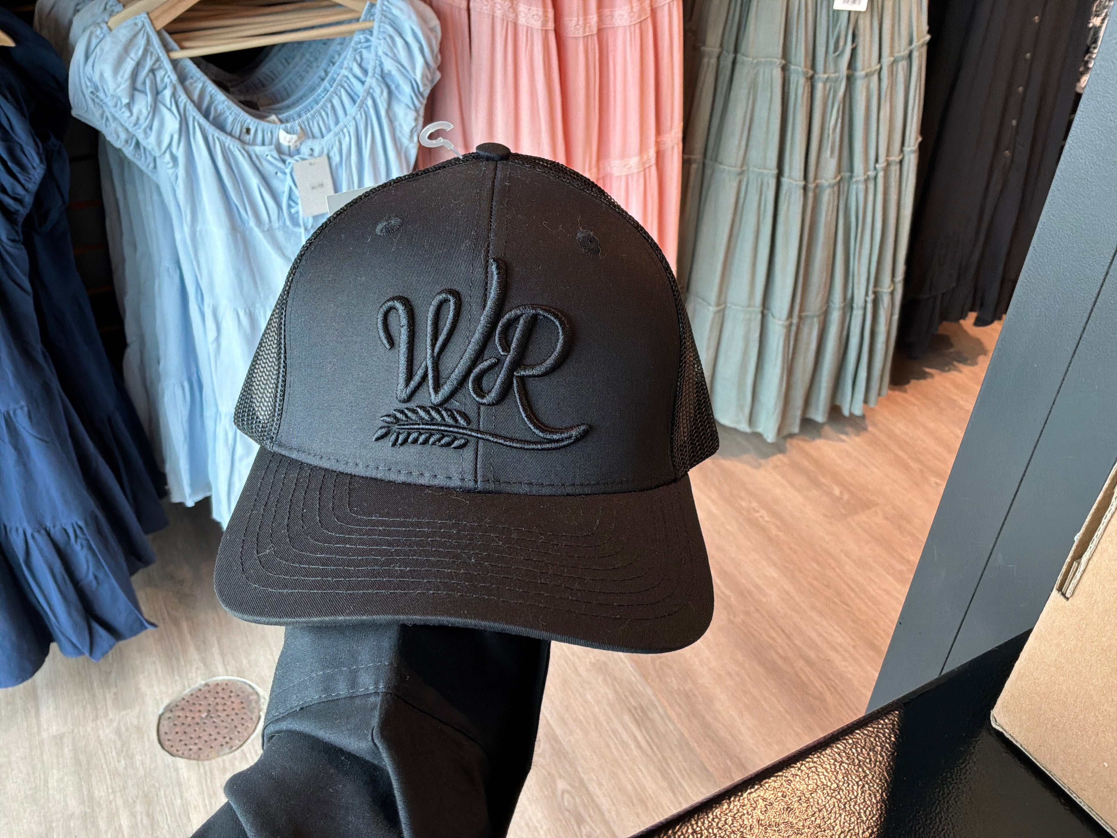 Whiskey Road Hat - All Black