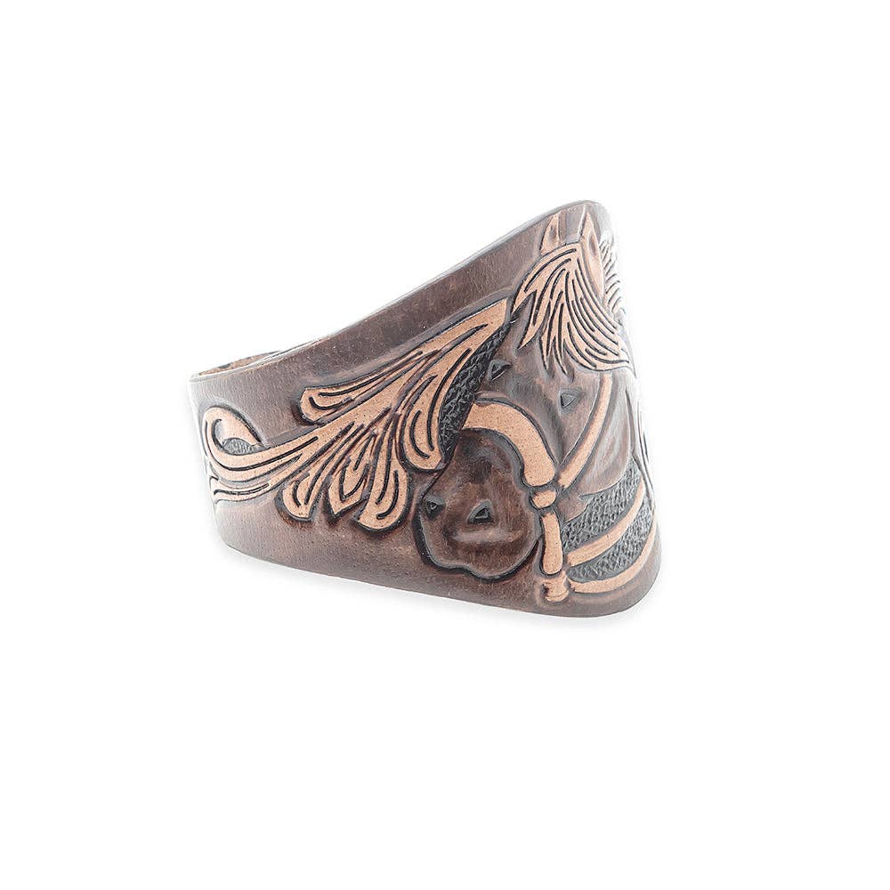 Pony Spirit Cuff Bracelet: Brown