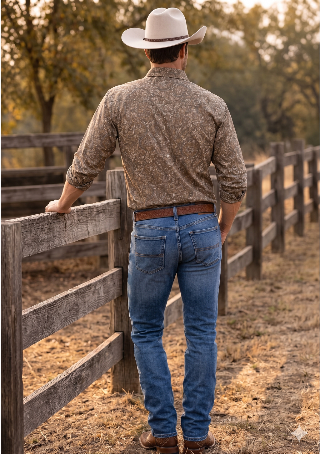 Men's Premium Cotton Western Snaps Long Sleeves Shirts.
