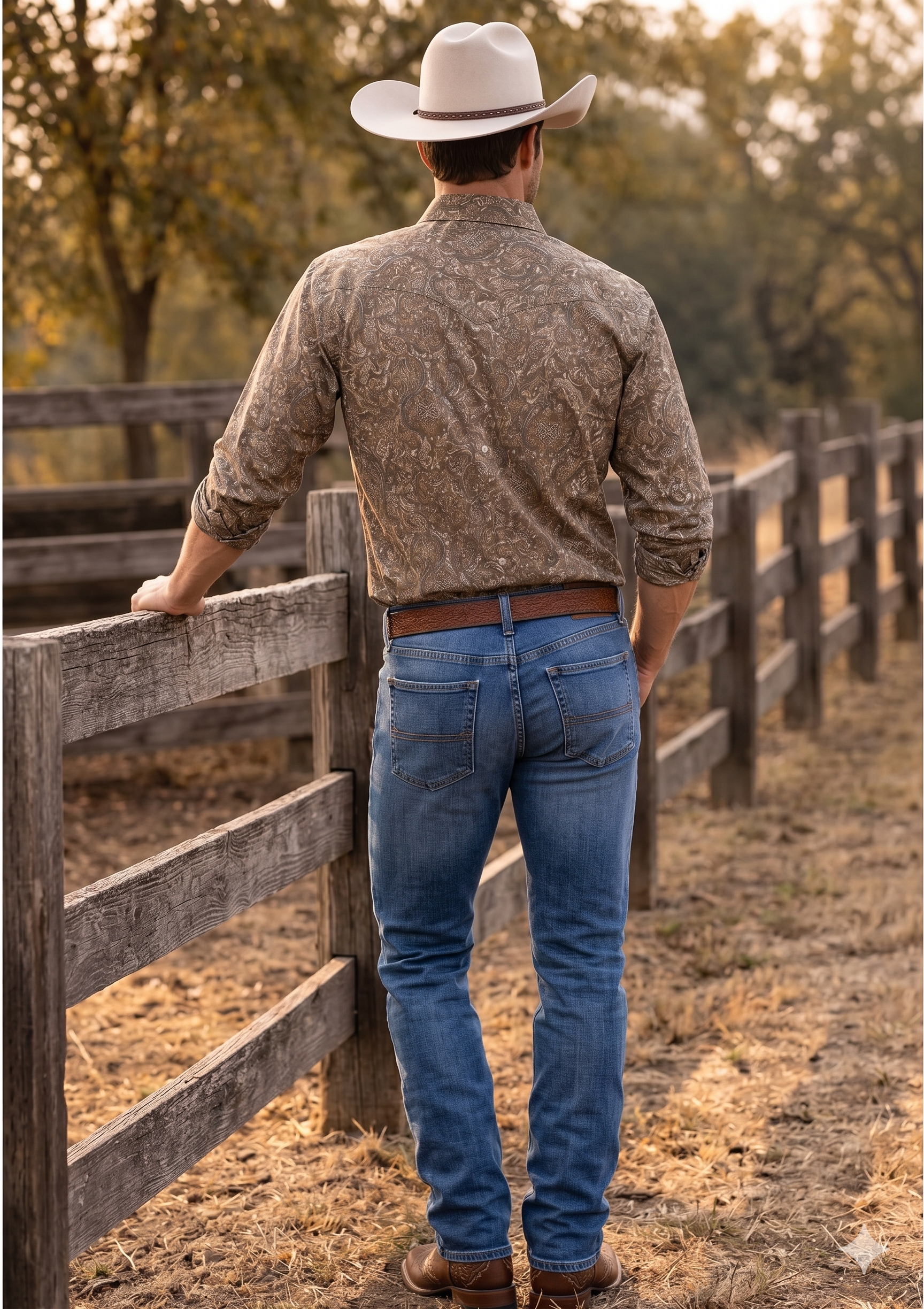 Men's Premium Cotton Western Snaps Long Sleeves Shirts.