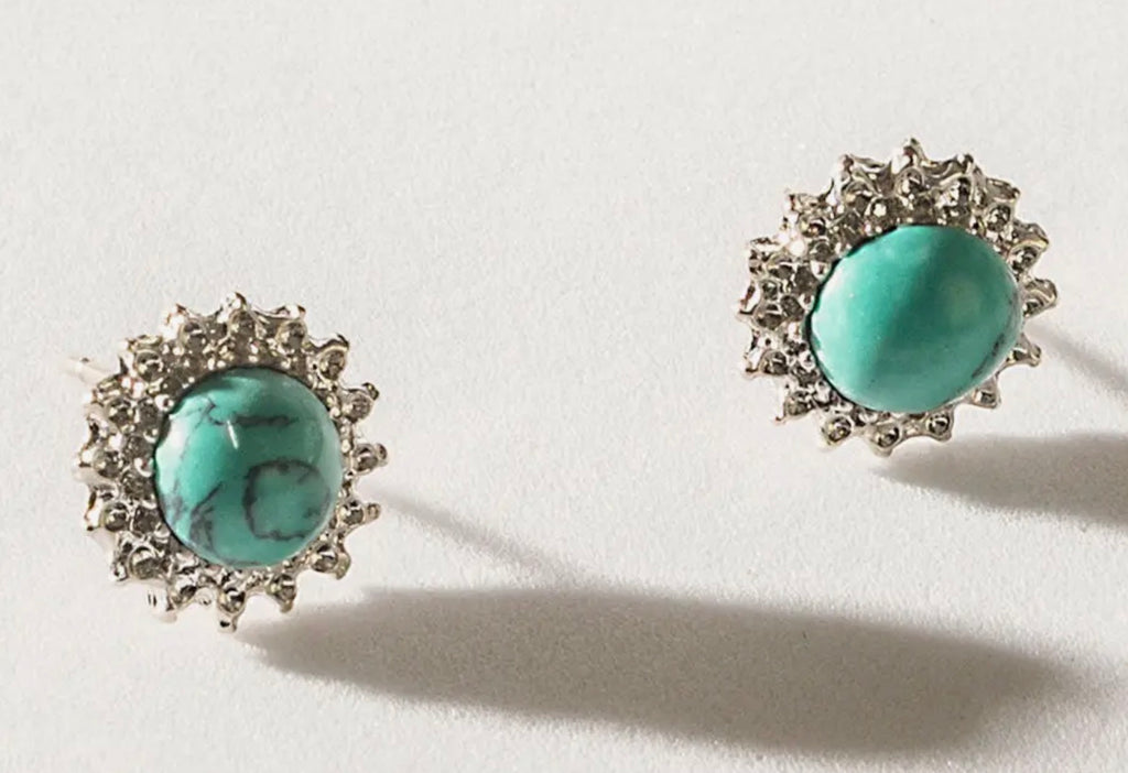 Silver and Turquoise Assorted Earrings