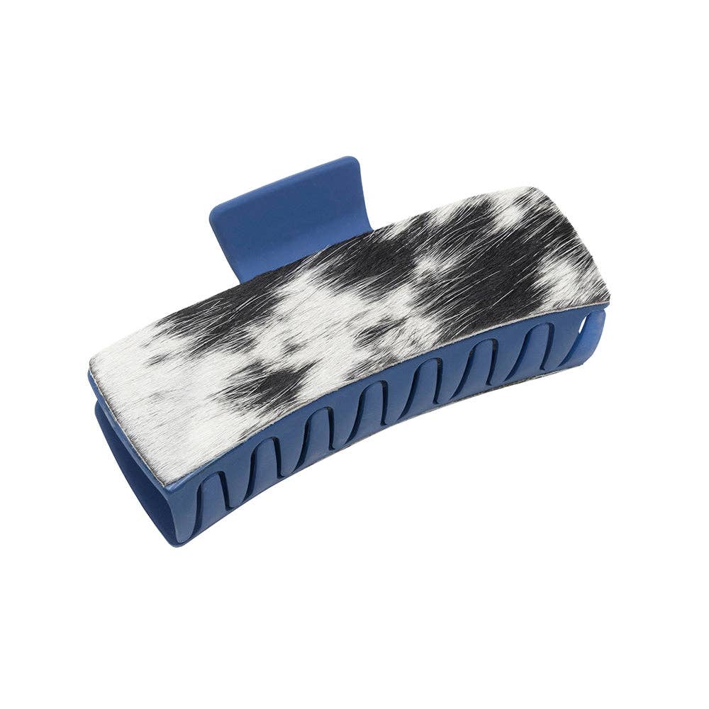 Sage Serenade Hair Comb Clip: Hand-Tooled