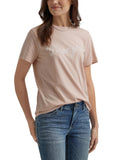 Wrangler Retro Year-Round Short Sleeve T-Shirt - Regular Fit - Peach Whip Heather