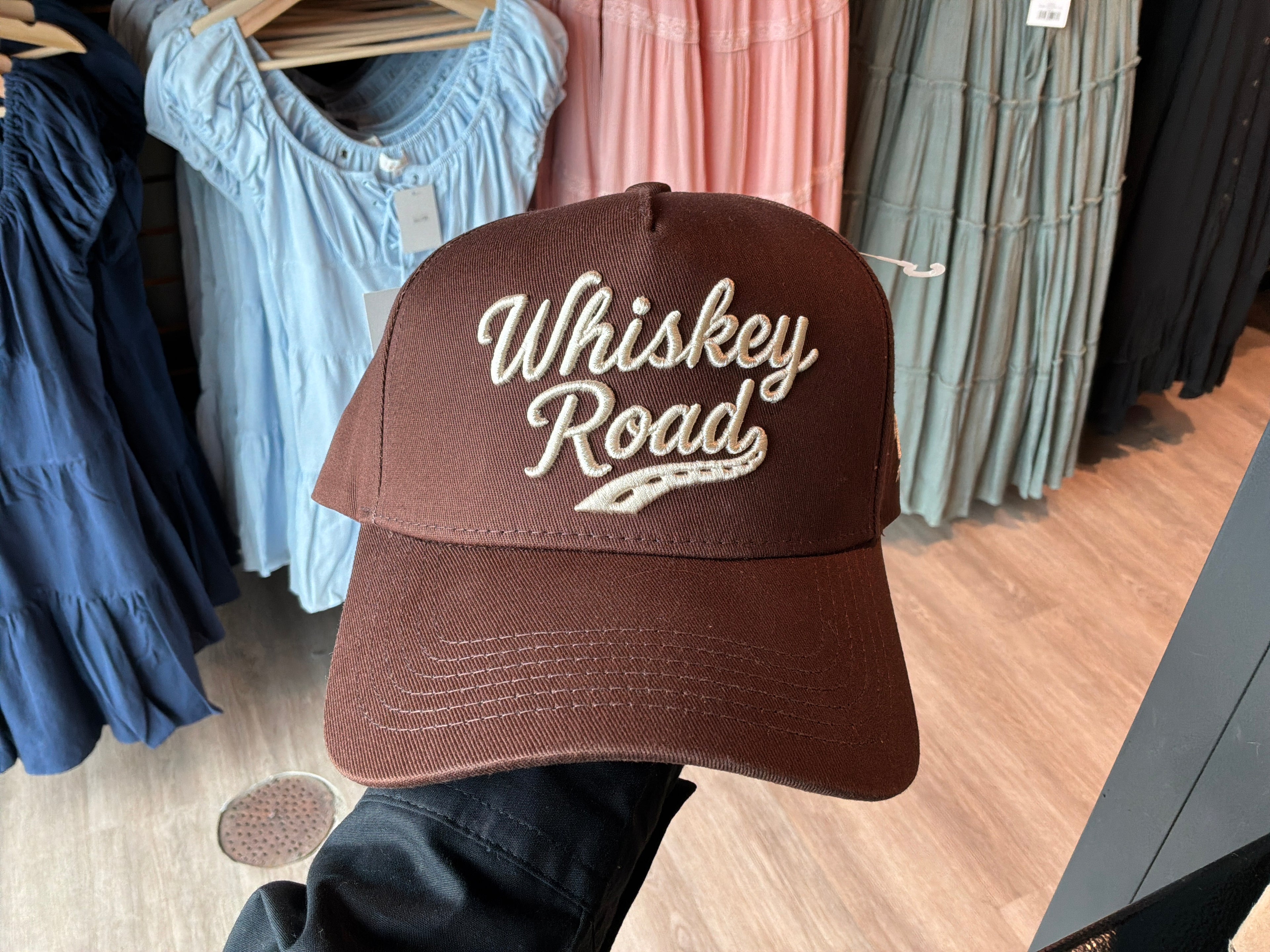 Whiskey Road Hat - Brown / Tan