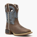 Durango Lil' Rebel Pro Big Kid's Blue Western Boot