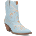 Primrose Leather Bootie - Blue/Blue
