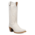 Mila Leather Boot - White/White product photo