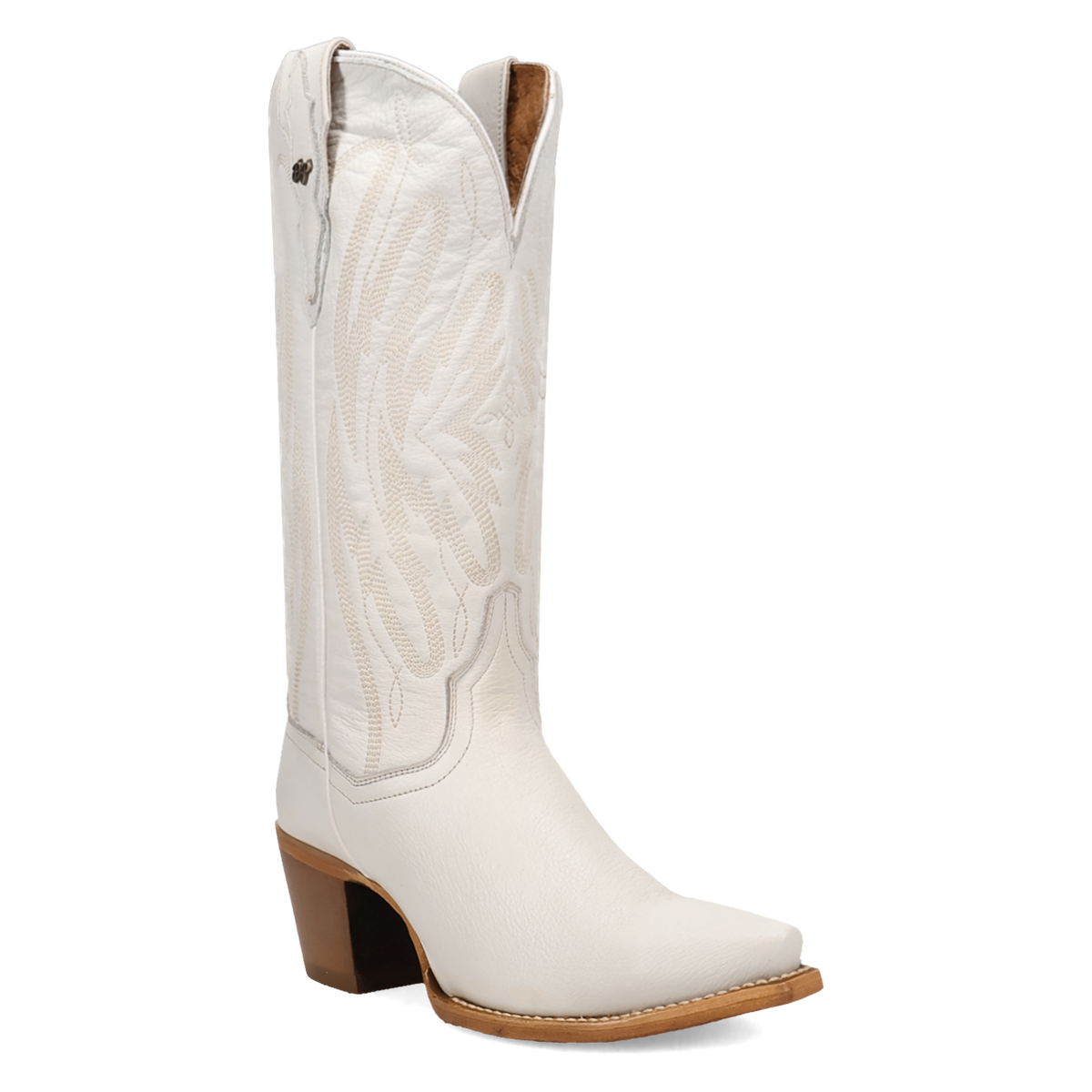 Mila Leather Boot - White/White product photo